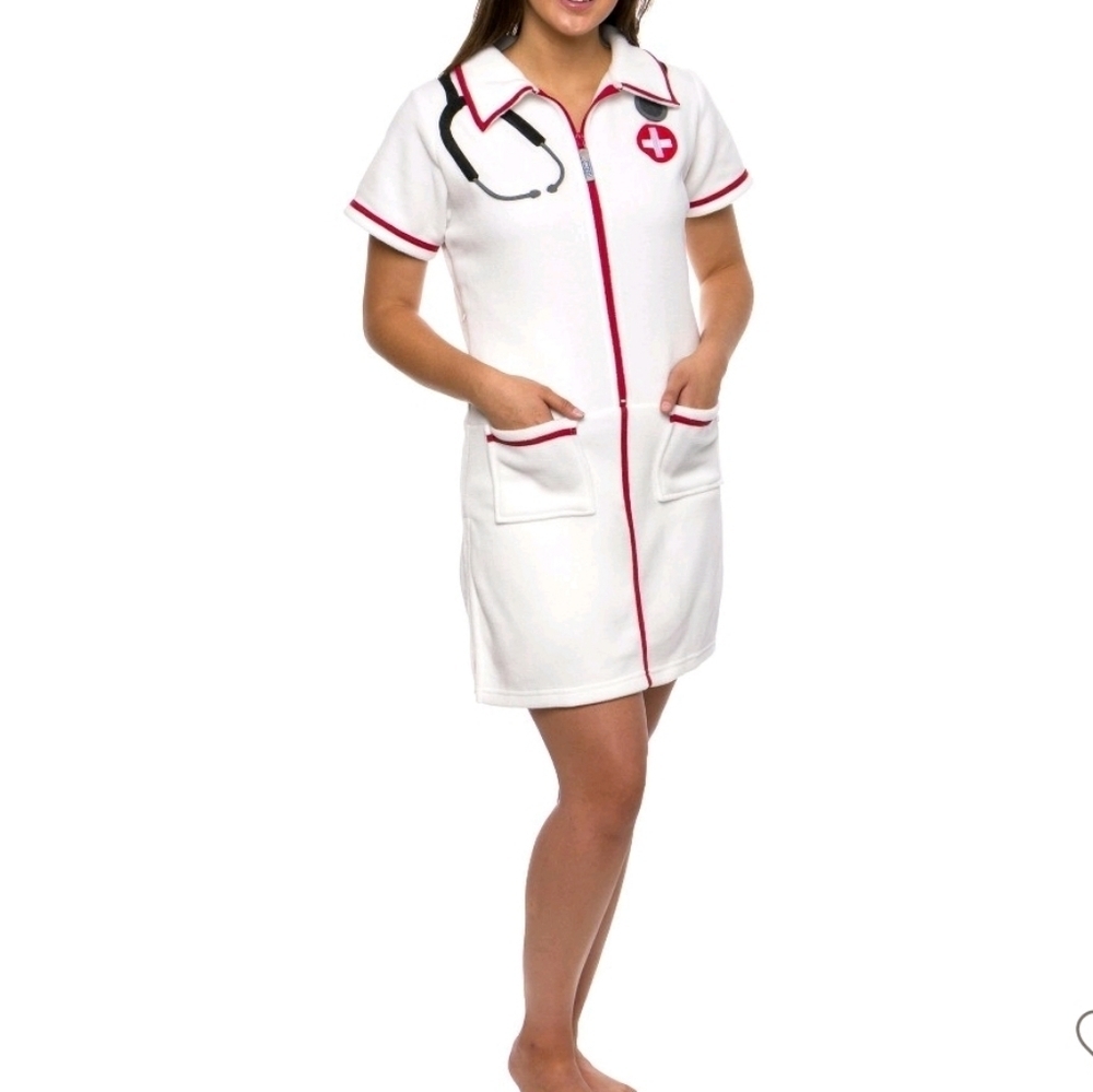 Funziez Nurse Slim Fit Costume Romper Size XS